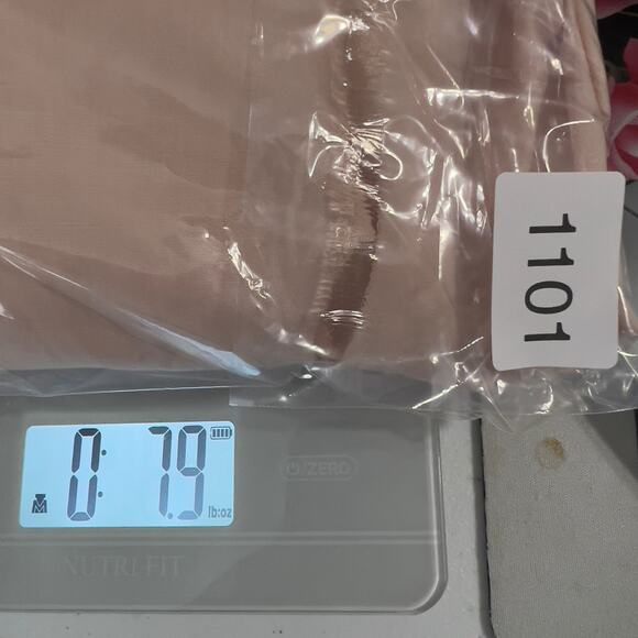 And Now This Peach Puff Sleeve Tie Trim Open Lace Up Back Summer Dress XL New - Picture 8 of 9